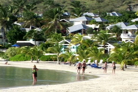 Villas Beach Video stock 820978