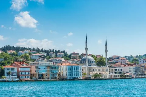 Villas on the bosphorus Stock Photos
