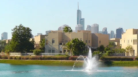 Villas in Dubai Video stock 90211973