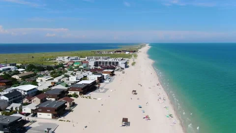 Villas by the sea Stock Footage 139558229