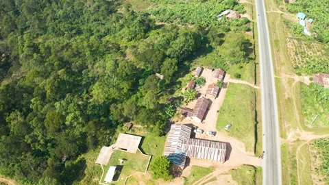 VILLEGE SHORT Stock Footage 198407724