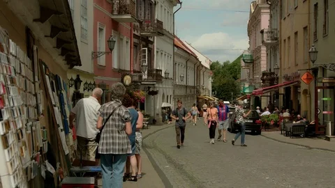 Vilnius-17- V1-0015 Stock Footage 80485222