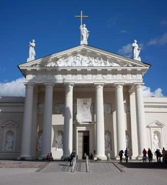 Vilnius Cathedral Stock Photos
