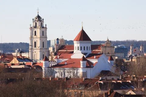 Vilnius churches Stock Photos