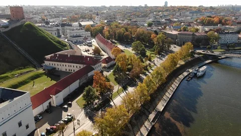 Vilnius City Stock Footage 96321787