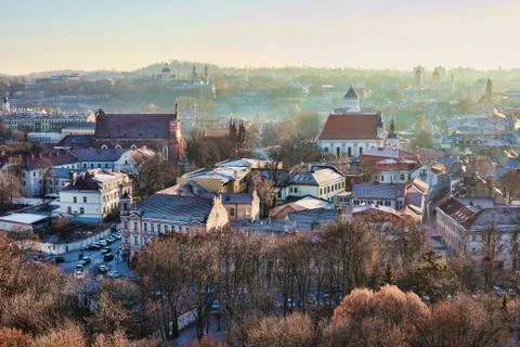 Vilnius cityscape Stock Photos