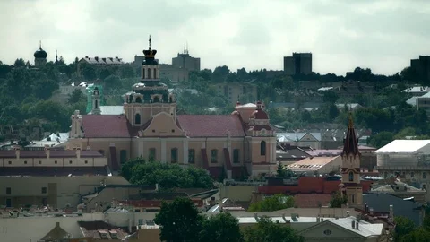 Vilnius Stock Footage 80736551