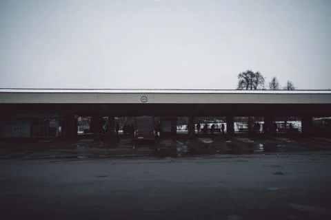 Vilnius interrcity bus station Stock Photos