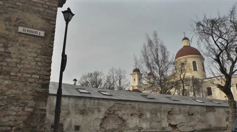 Vilnius. Old street 3 Stock-Footage 46608047