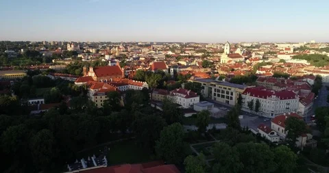 Vilnius Old Town Stock Footage 95065556