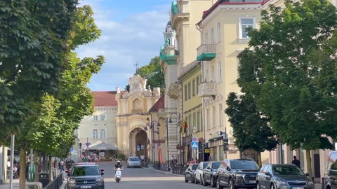 Vilnius old town Stock Footage 246230518