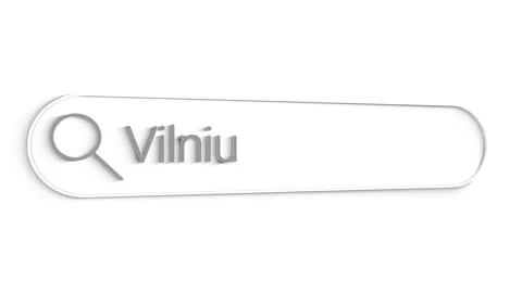 Vilnius Search Bar Close Up Single Line Typing Text Box Layout Web Database Stock Footage 151547182