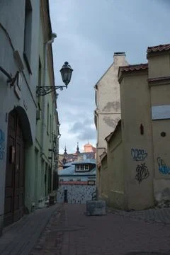 Vilnius streets Stock Photos