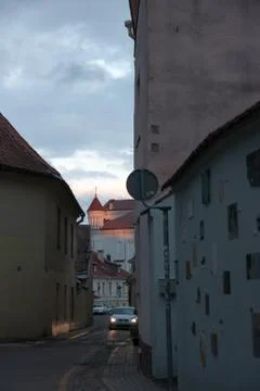 Vilnius streets Stock Photos
