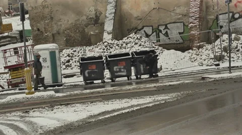 Vilnius. Winter 24 Stock Footage 46606238