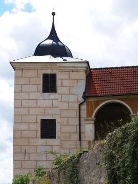 Vimperk castle Stock Photos