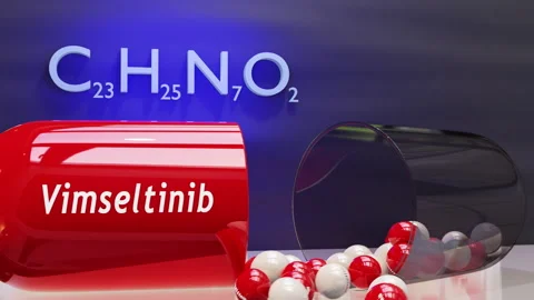 Vimseltinib Capsule Vídeos de archivo 330127247