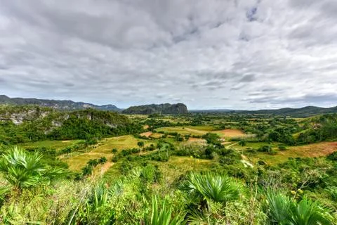 Vinales, Cuba Panorama Stock Photos