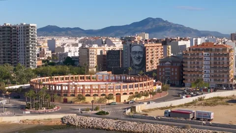 Vinaros Spain by drone Stock Footage 281274095