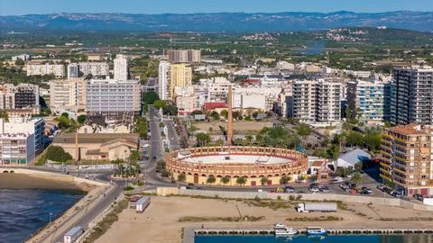 Vinaros Spain by drone Foto stock