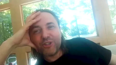 Vincent Kartheiser is interviewed on online call for 'Ultrasound' - 2021 Video stock 158108949
