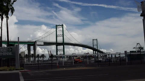 VINCENT ST. THOMAS BRIDGE Stockbeeldmateriaal 24674704