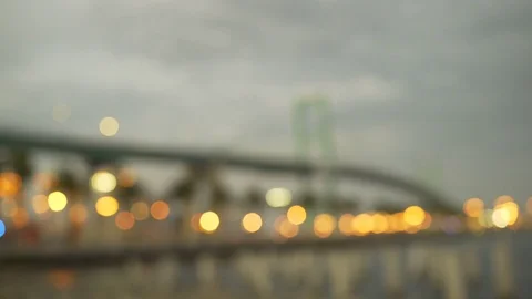 Vincent Thomas Bridge Into Focus Video stock 81755610