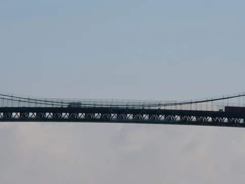Vincent Thomas Bridge Stock Footage 77158791