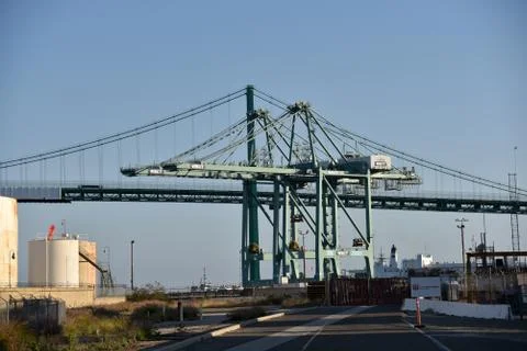 Vincent Thomas Bridge Stock Photos