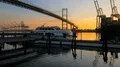 Vincent Thomas Bridge At Sunrise 4k or 4k+ Resolution