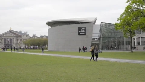 Vincent van Gogh Museum Stock Footage 75787687