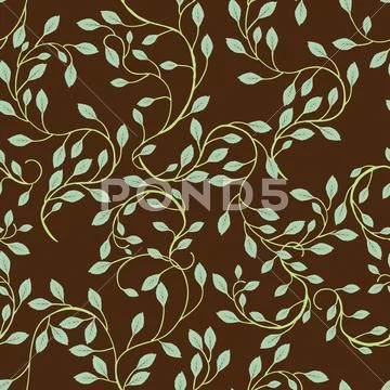 Vine background pattern Stock Illustration