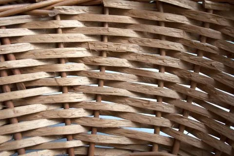 Vine basket pattern Stock Photos