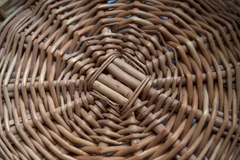 Vine basket texture Stock Photos