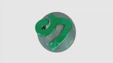 Vine Bounce and Fly 3D Animation Video stock 137609534