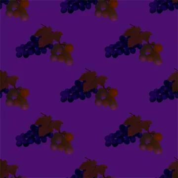 Vine seamless background Stock Illustration