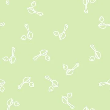 Vinegar and soda line vector seamless pattern Illustrazione stock