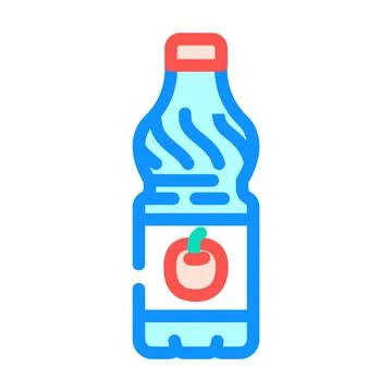 Vinegar condiment color icon vector illustration Stock Illustration