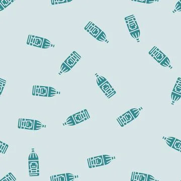 Vinegar condiment glyph seamless pattern Stock Illustration