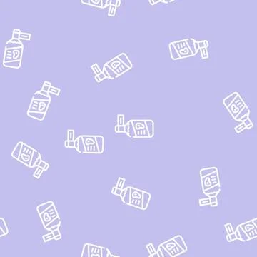 Vinegar mango line vector seamless pattern line イラスト素材