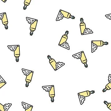 Vinegar rice vector seamless pattern Illustrazione stock