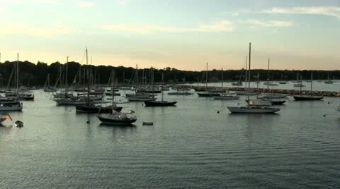 Vineyard Haven Martha's Vineyard; 2 Stock Footage 12280151