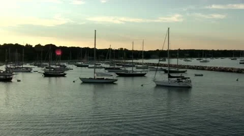 Vineyard Haven Martha's Vineyard; 3 Stock Footage 12280389