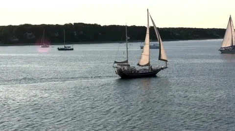 Vineyard Haven Martha's Vineyard; 5 Stock Footage 12280609