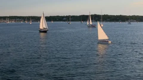 Vineyard Haven Martha's Vineyard; 7 Stock Footage 12280709