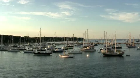 Vineyard Haven Martha's Vineyard Stock Footage 12280071