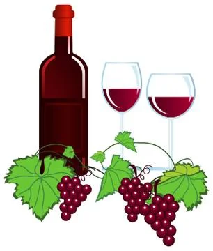 Vineyard Stock Illustration