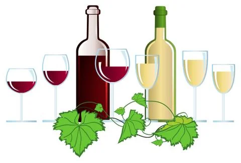 Vineyard Stock Illustration