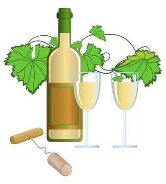Vineyard Illustrazione stock