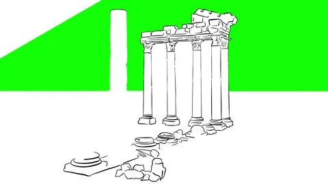 Vineyard Landscape Animation Stock Footage 73852672